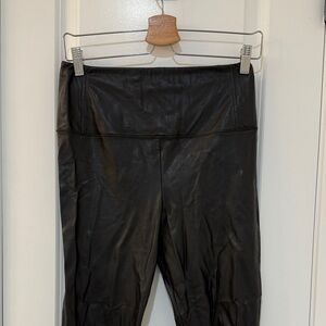 Wilfred Free Black Faux Leather Leggings